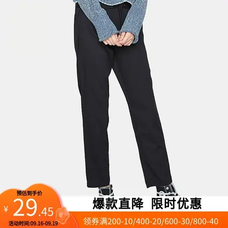 【断码S】艾格春季女装新品百搭宽松系带纯色薄款直筒长裤z1734商品大图