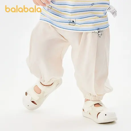 巴拉巴拉宝宝裤子婴儿长裤男童防蚊裤夏季外穿宽松透气舒适趣味萌商品大图