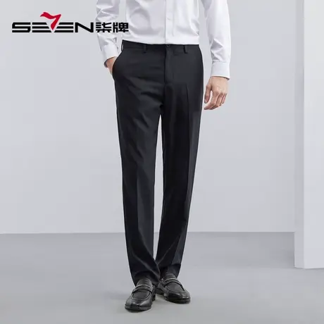 【麦卡】柒牌西服裤子男夏季凉感中青年商务休闲百搭男士直筒西裤商品大图