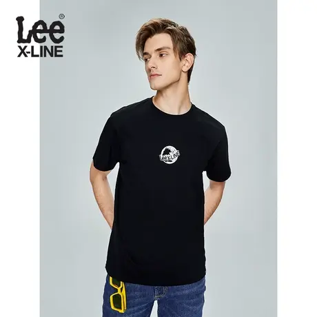 Lee舒适logo印花圆领男士女士情侣短袖T恤LMT0053994LE00FK14000商品大图