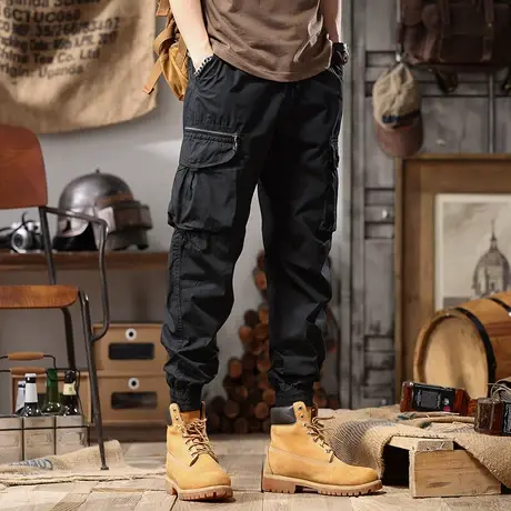 Modi Nick/摩帝尼克夏季男士工装裤宽松直筒潮牌潮流休闲裤百搭商品大图