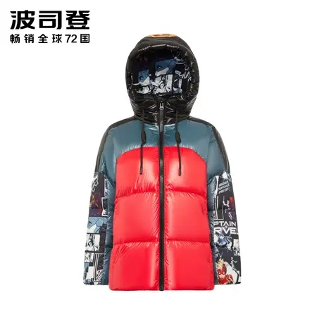 【买3免1】波司登奥莱outlets女士潮流时尚短款羽绒服IP漫威联名商品大图