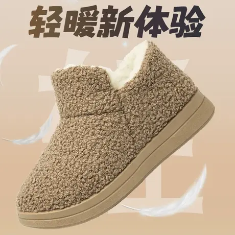 秋季新款乐福鞋女2025新款老北京布鞋女鞋加厚保暖加绒二棉鞋懒人商品大图