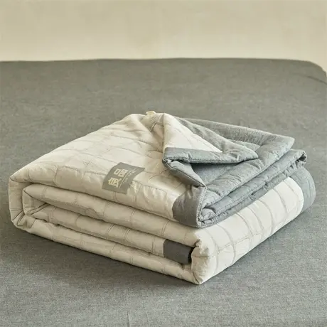 恒源祥全棉提花棉花夏被夏季空调被夏凉被床单款床笠款夏被四件套商品大图