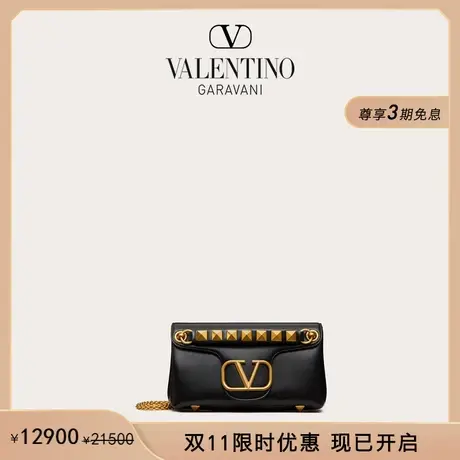 【限时优惠】华伦天奴VALENTINO女士 STUD SIGN 软羊革肩背包图片