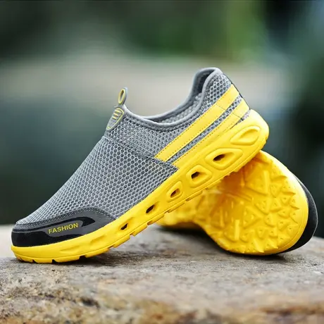 雨鞋男款夏季钓鱼鞋厨房防滑鞋户外溯溪涉水鞋短筒雨靴男士防水鞋商品大图