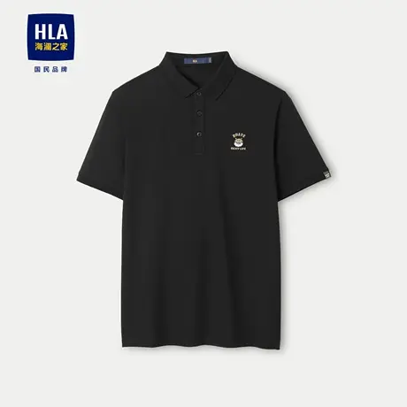 HLA/海澜之家龙腾九州IP系列短袖POLO衫24春夏吸湿排汗凉感上衣男商品大图