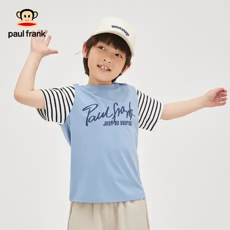 大嘴猴童装男童短袖t恤2023年夏季新品半袖中大儿童上衣体恤商品大图