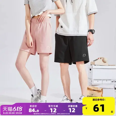 唐狮2024新款情侣休闲短裤男女潮牌ins中短裤直筒运动五分裤宽松商品大图