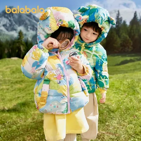 巴拉巴拉羽绒服男女幼童冬季新款萌趣时尚舒适保暖洋气羽绒外套潮商品大图