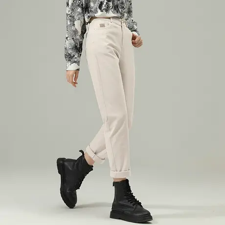 裤子女秋季女裤休闲裤2023新款爆款哈伦裤春秋老爹萝卜小个子九分商品大图