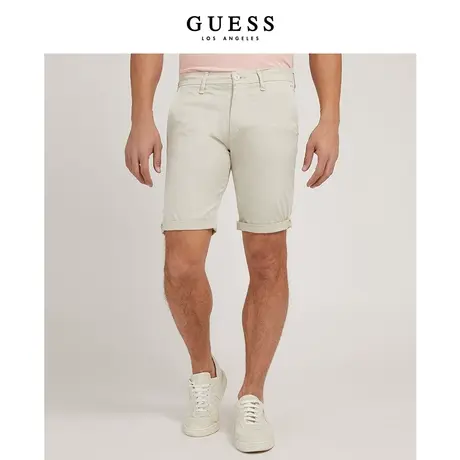 GUESS 经典男士微弹修身时尚小众休闲短裤五分裤-M2GD18WEHX3商品大图