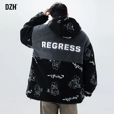 男士超厚羊羔绒外套男棉服男款冬季高级感情侣装2024新款棉衣加厚图片