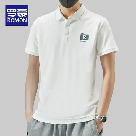 罗蒙短袖Polo衫男款爆款2023新款男士翻领休闲男生夏季薄款t恤男图片