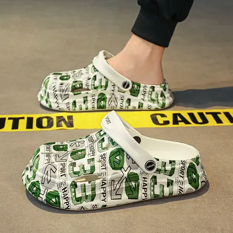 雨鞋男款夏季钓鱼水鞋劳保厨房防滑情侣户外涉水鞋青少年防水鞋男商品大图