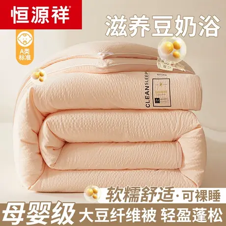恒源祥被子大豆被春秋被大豆纤维被芯子母被学生宿舍被子保暖冬被商品大图