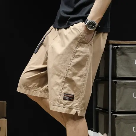 工装短裤男夏季薄款潮牌男士休闲五分裤5分男裤大码2024新款裤子图片