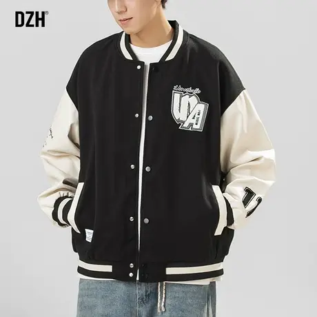 男士棒球服男款美式运动外套男潮高级感男装2024新款夹克秋装上衣商品大图