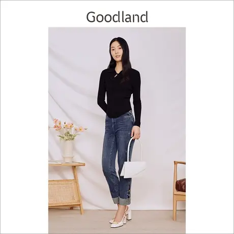 【百亿补贴官方直播】音儿美地女装新款牛仔裤商品大图