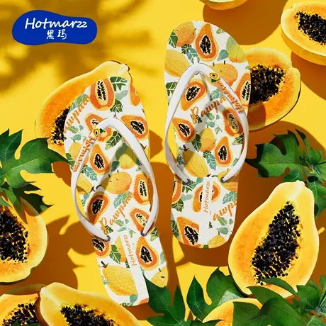 hotmarzz/黑玛夏日人字拖女夏外穿夹趾夹脚拖鞋防滑海边沙滩凉拖商品大图