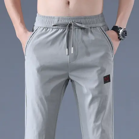 夏季超薄款冰丝裤子速干运动裤男士2024新款夏天凉快休闲长裤男裤商品大图