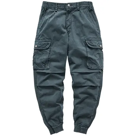 VIP工装裤男春秋2024新款ins潮流多口袋束脚裤复古chic宽松休闲裤商品大图