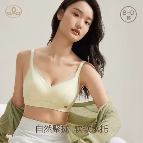 三针女士内衣小胸聚拢显大胸罩防下垂夏季薄款无痕无钢圈文胸美背商品大图