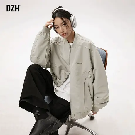 情侣美式棒球服男士高级感痞帅夹克外套男2024年春季新款衣服男款商品大图