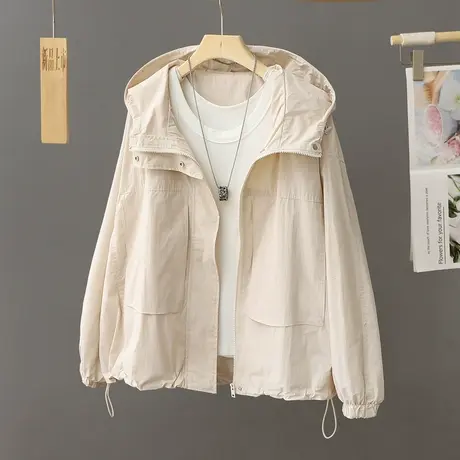 宽松休闲工装外套女春秋2024新款爆款洋气减龄设计感夹克衫棒球服图片