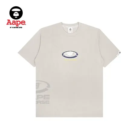 Aape旗舰店男装春夏酷帅越野车图案印花圆领短袖T恤0890XXI图片