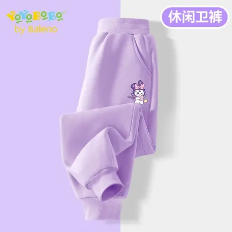班尼路YBB系列女童裤子2025新款秋季儿童运动裤女孩休闲百搭卫裤图片