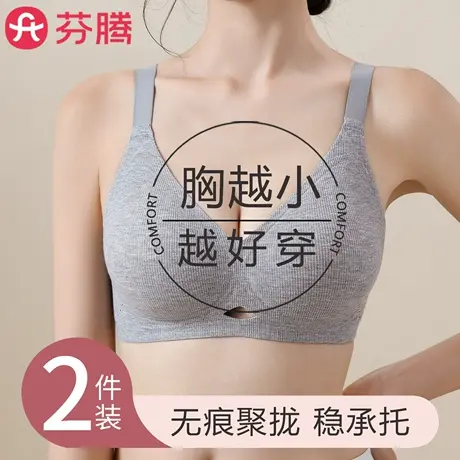 芬腾无痕内衣女小胸聚拢上托收副乳防下垂2025新款爆款美背文胸罩商品大图