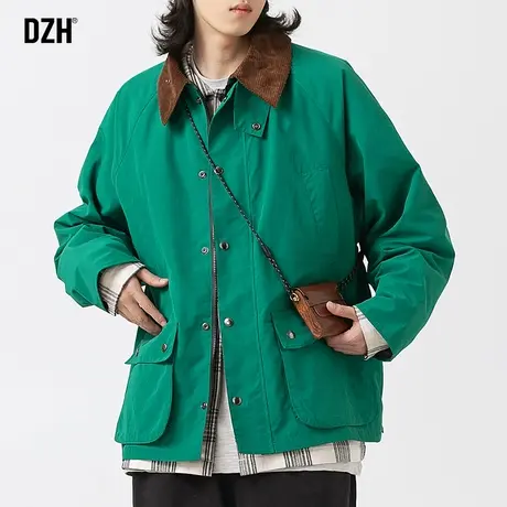 男士休闲工装夹克男潮牌高级感痞帅青少年上衣2023年新款外套男生商品大图