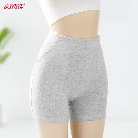 新款女士外穿夏薄款棉口袋三分打底裤透气百搭弹力防卷边短裤商品大图