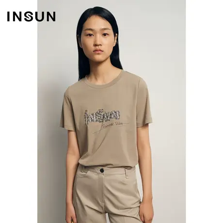 恩裳夏季宽松别致减龄上衣T恤商品大图