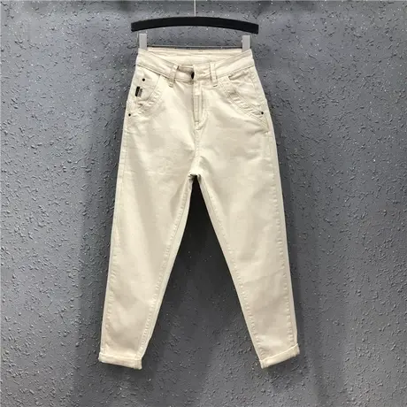 【清仓不退换】欧洲站休闲九分裤宽松个性显瘦牛仔哈伦裤垮裤女潮图片