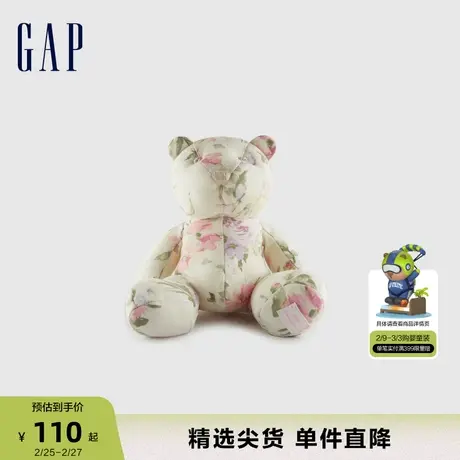 【LOVE SHACK FANCY】Gap婴儿秋季花朵小熊儿童装玩具779671商品大图