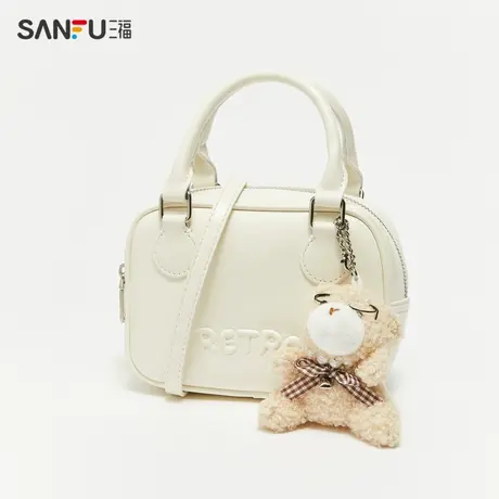 三福枕头包春季田园度假风小狗玩偶手提包通勤挎包女包483555商品大图