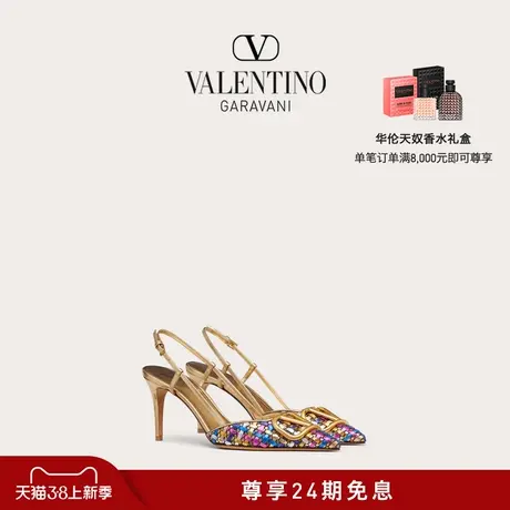 【24期免息】华伦天奴VALENTINO女士 VLOGO SIGNATURE 高跟鞋商品大图