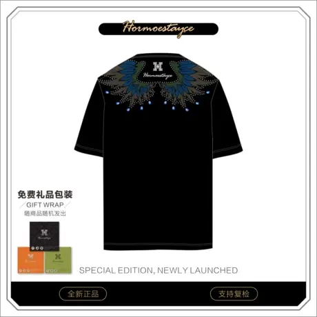 Hormoestayce哈慕哲夏季潮流t恤天使翅膀商品大图