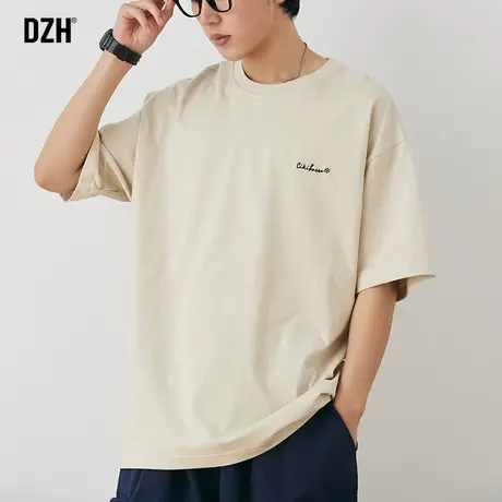 男士体恤重磅纯色t恤男纯棉情侣短袖夏季男款半袖衣服男潮流上衣图片