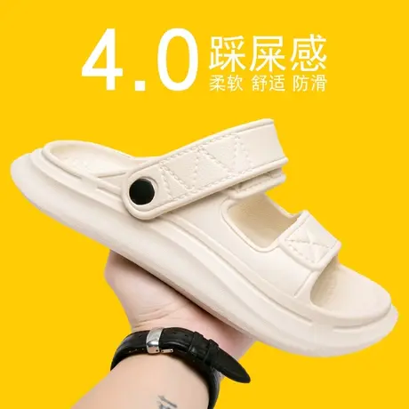 雨鞋男款夏季时尚潮情侣软底防滑胶鞋钓鱼水鞋洗车防水鞋男士凉鞋商品大图