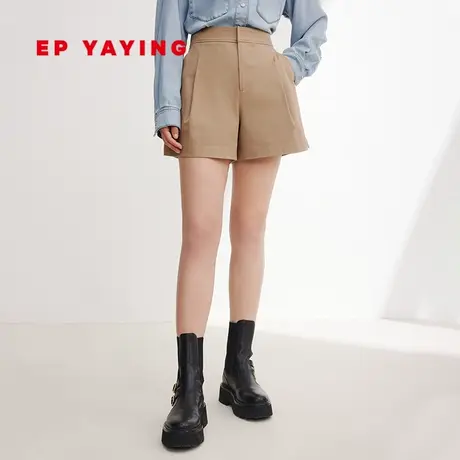 EP YAYING雅莹女装  A型版商务休闲棉短裤 2024春装新品6217A图片