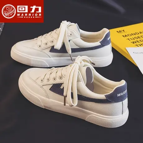 回力小白鞋女ins街拍潮鞋2023新款女鞋学生百搭春季低帮帆布鞋子商品大图