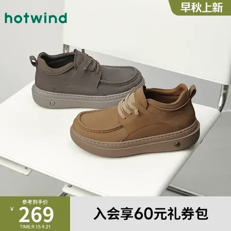 热风2025年冬季新款男士时尚休闲鞋商品大图