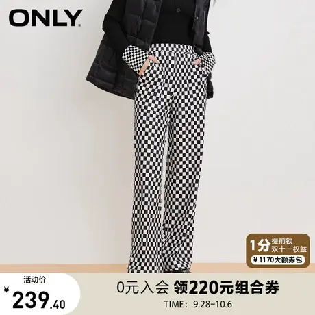 ONLY奥莱夏季高腰显瘦时尚百搭宽松垂感休闲裤女商品大图