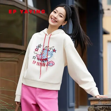 EP雅莹国风 龙年限定2024早春新品 自发热纤维卫衣 5207A图片