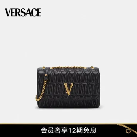 【甄选折扣】VERSACE/范思哲 女士Virtus单肩包绗缝链条斜挎包商品大图
