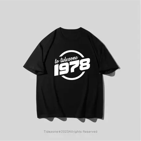 Ohlyah美式高街1978短袖T恤男女同款潮流夏重磅潮牌半袖2023新款图片