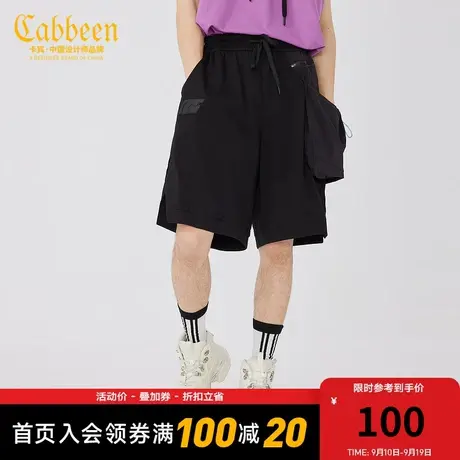 卡宾男装潮流工装休闲短裤夏季新款宽松大口袋街头K商品大图